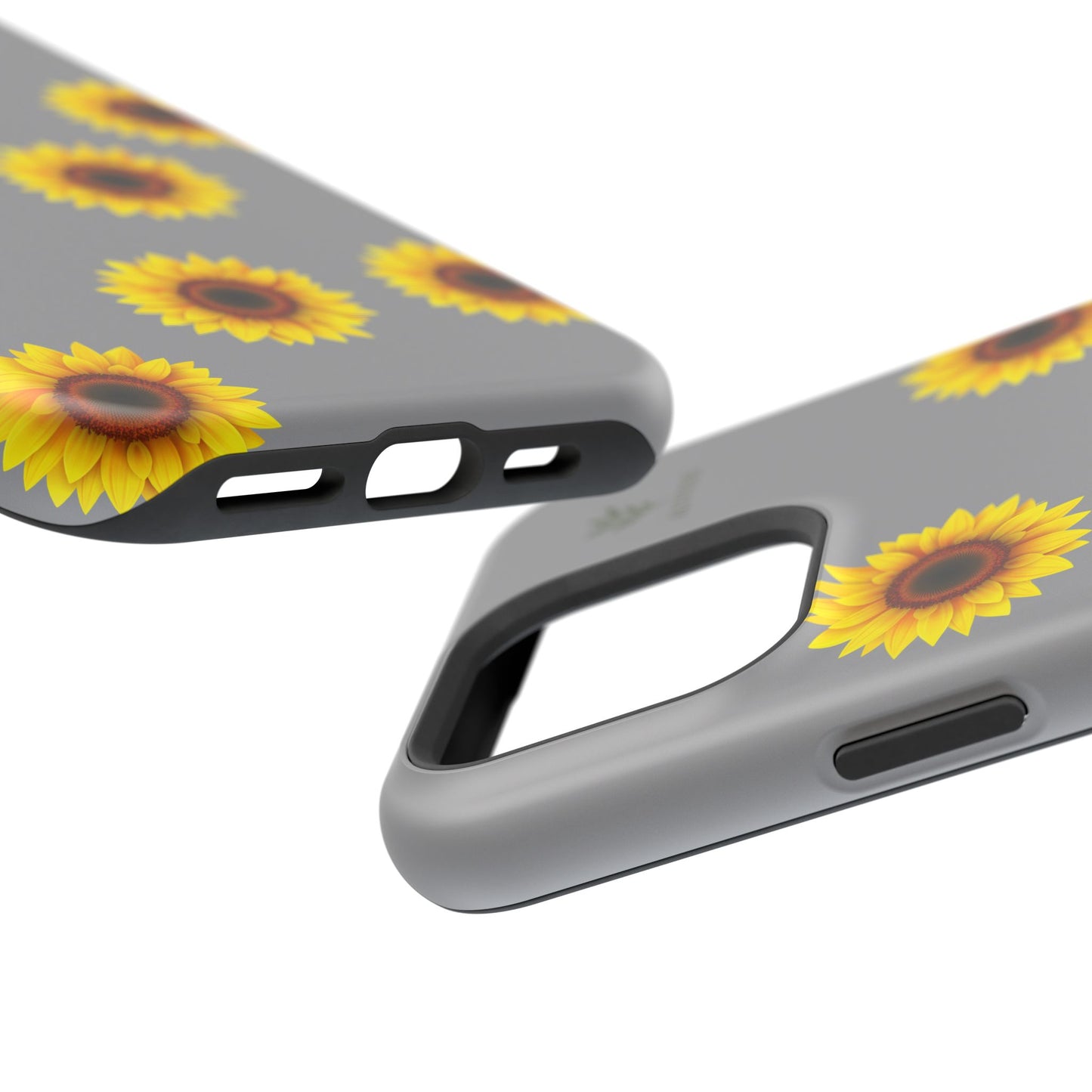 Sunny Floral Magnetic Phone Cases, Sunflower Phone Cases, Cute Tech Accessories, Durable Cases, Gifts for Her/him