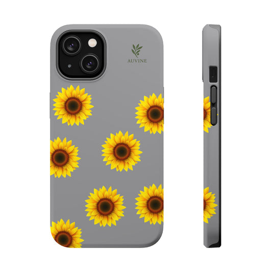 Sunny Floral Magnetic Phone Cases, Sunflower Phone Cases, Cute Tech Accessories, Durable Cases, Gifts for Her/him