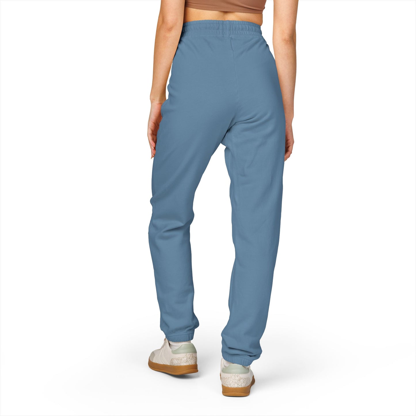 Vertical Logo Sweatpants — Garment-Dyed Fleece Joggers