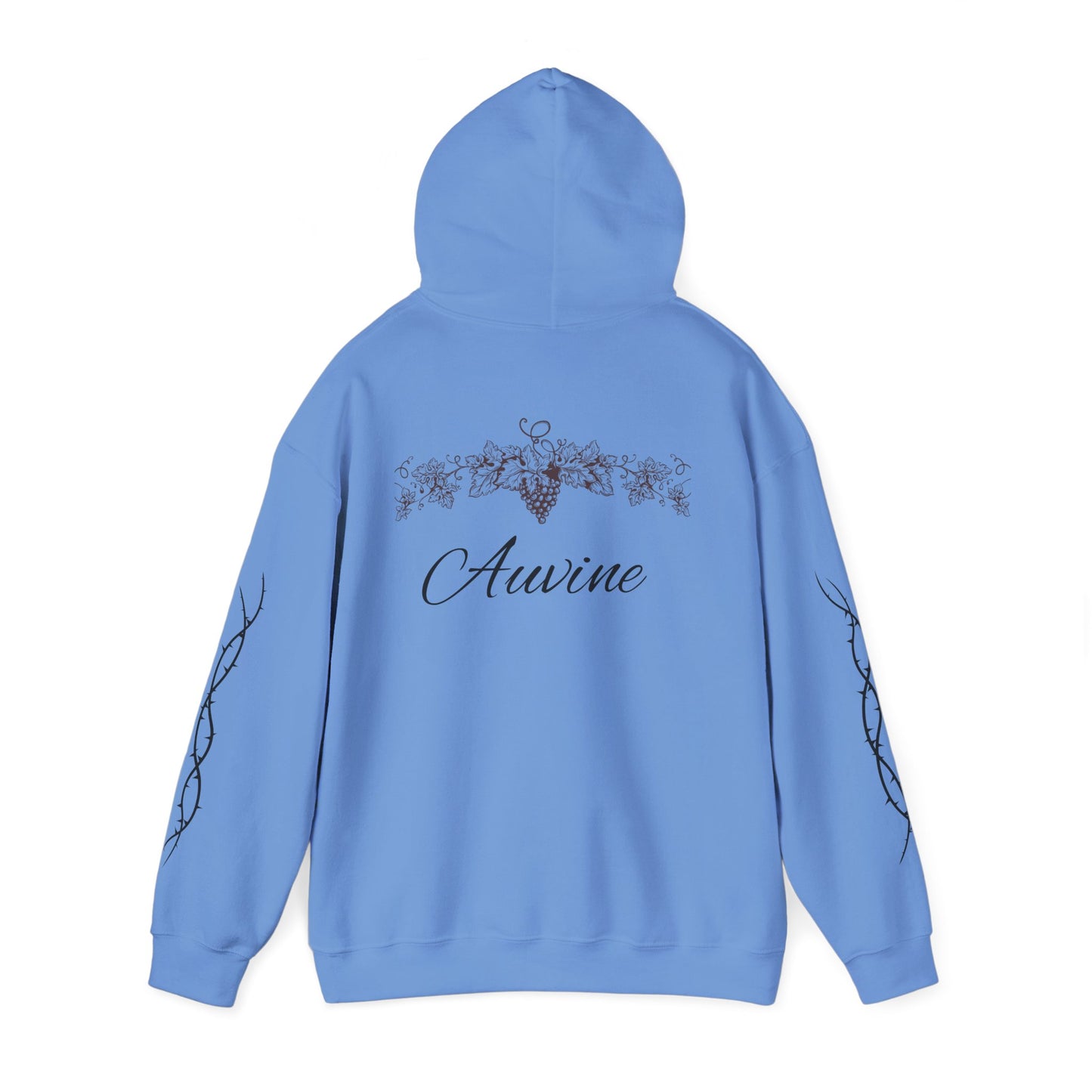 Botanical Script Hoodie | Cozy Unisex Sweatshirt, Gift for Nature Lovers, Casual Wear, Fall Fashion, Everyday Comfort