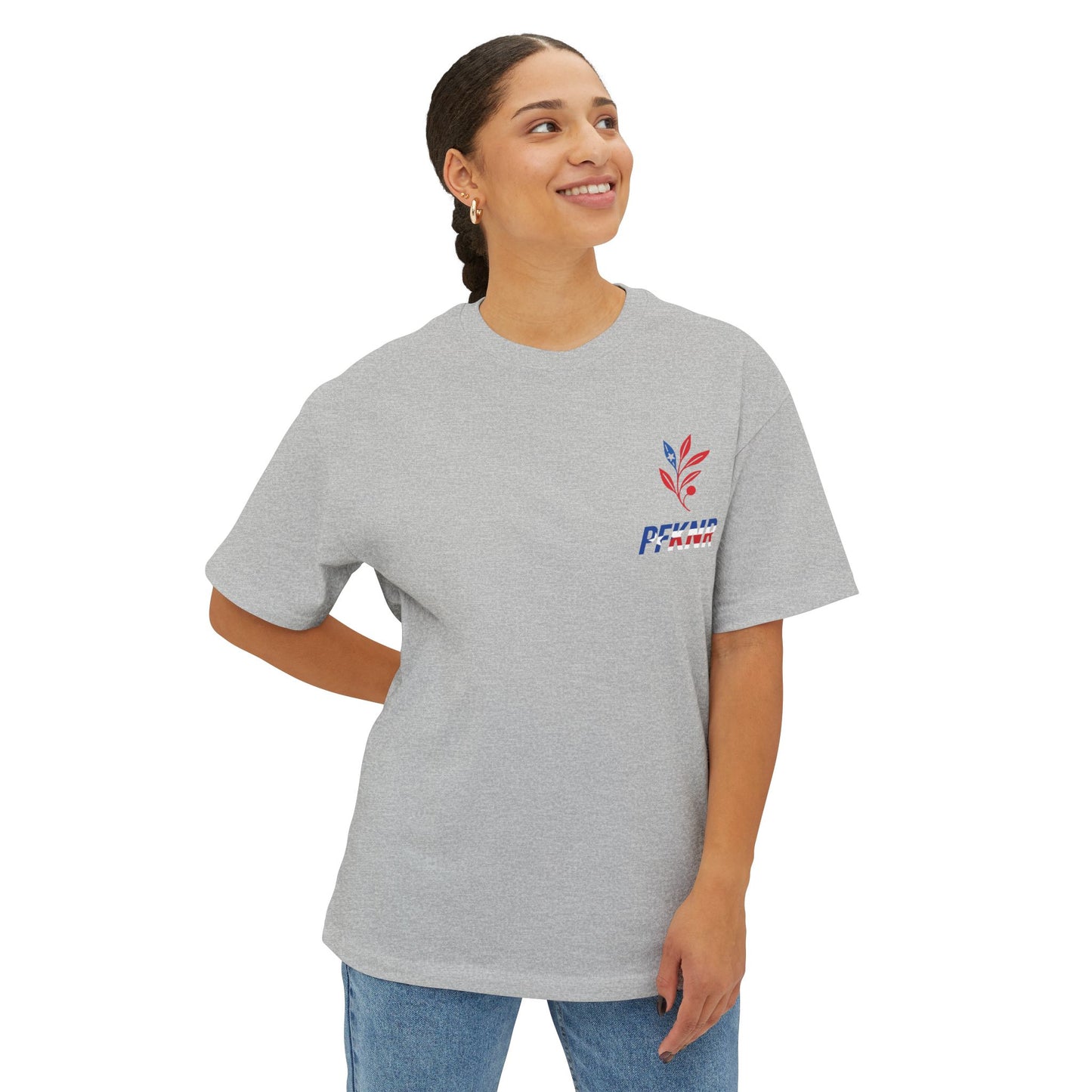 Unisex Oversized Boxy Tee, representing El Yunques home Puerto Rico - Casual Chic for Everyday, Stylish Gift for Friends, Graphic Tee for Relaxed Vibes, Streetwear Essential, [...]