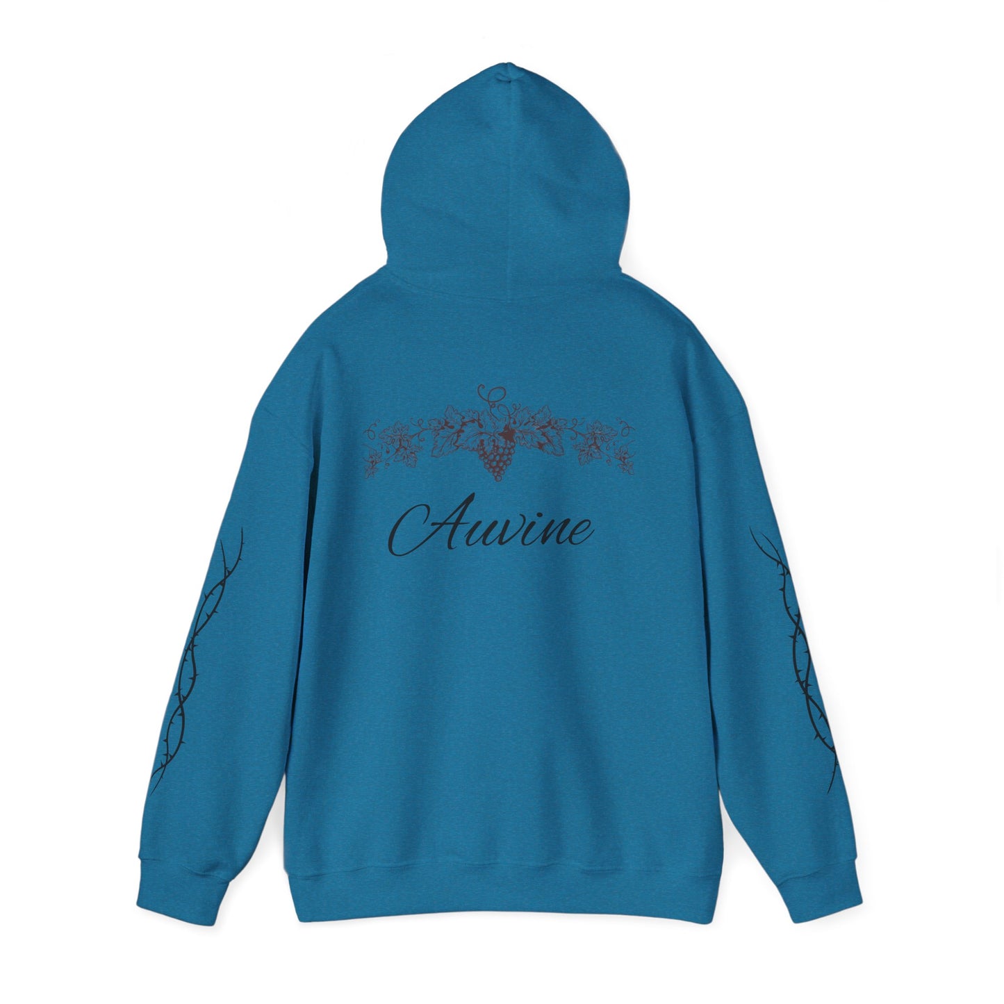 Botanical Script Hoodie | Cozy Unisex Sweatshirt, Gift for Nature Lovers, Casual Wear, Fall Fashion, Everyday Comfort