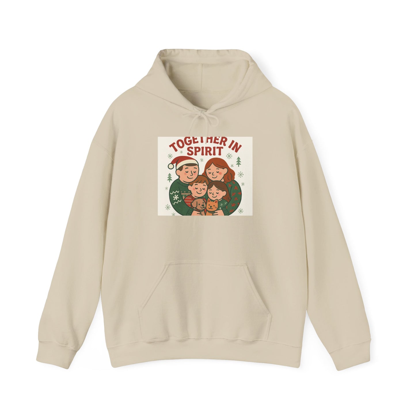 Together in Spirit Hoodie — Cozy Family Holiday Christmas Sweatshirt