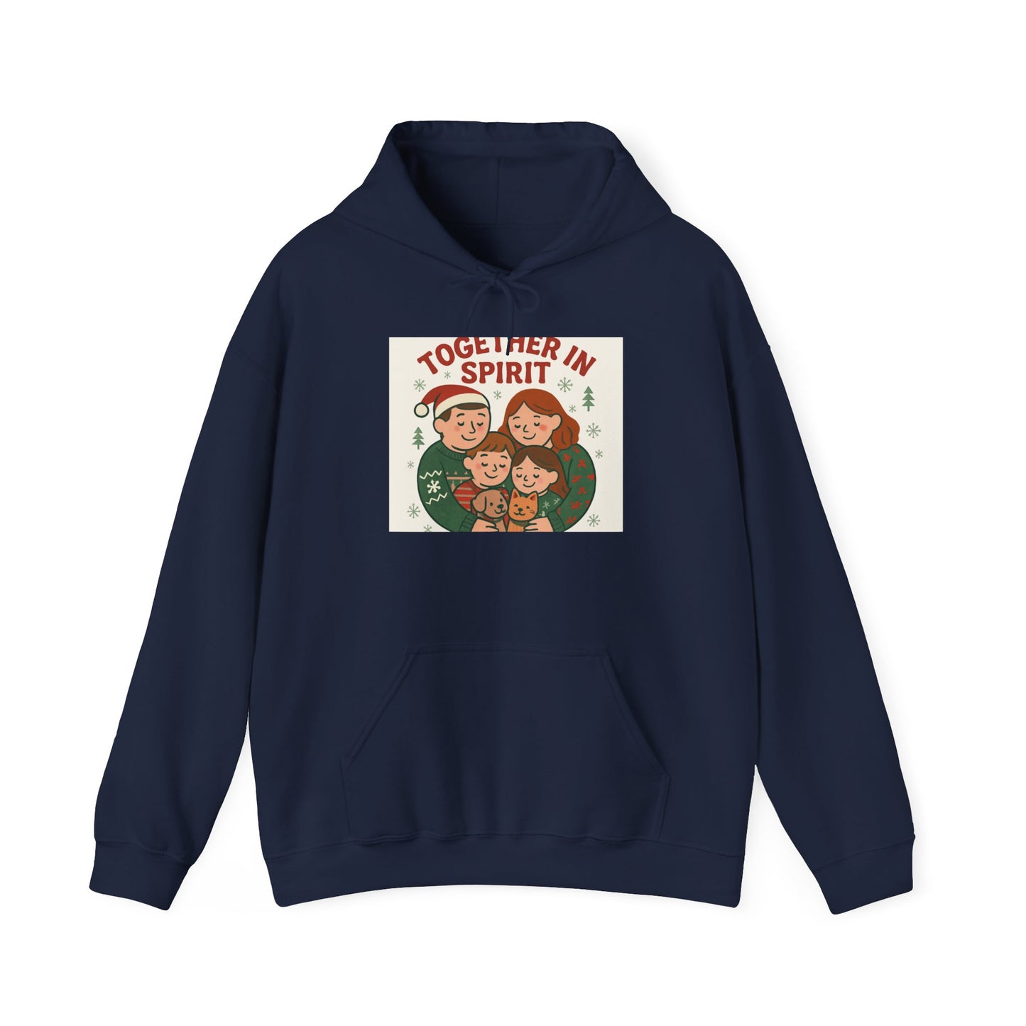 Together in Spirit Hoodie — Cozy Family Holiday Christmas Sweatshirt