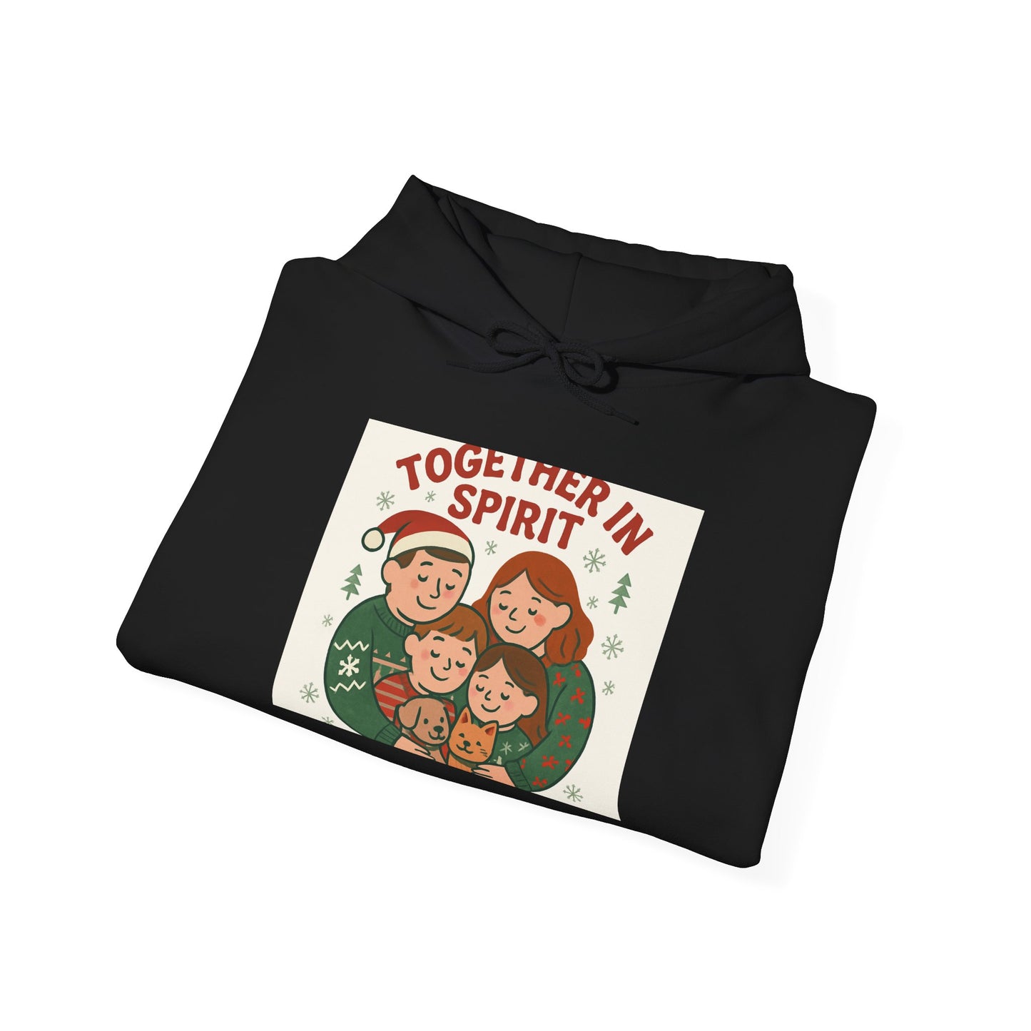 Together in Spirit Hoodie — Cozy Family Holiday Christmas Sweatshirt