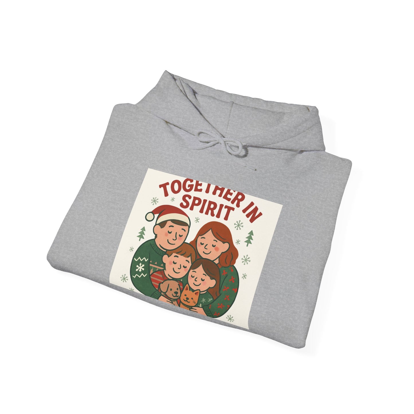 Together in Spirit Hoodie — Cozy Family Holiday Christmas Sweatshirt