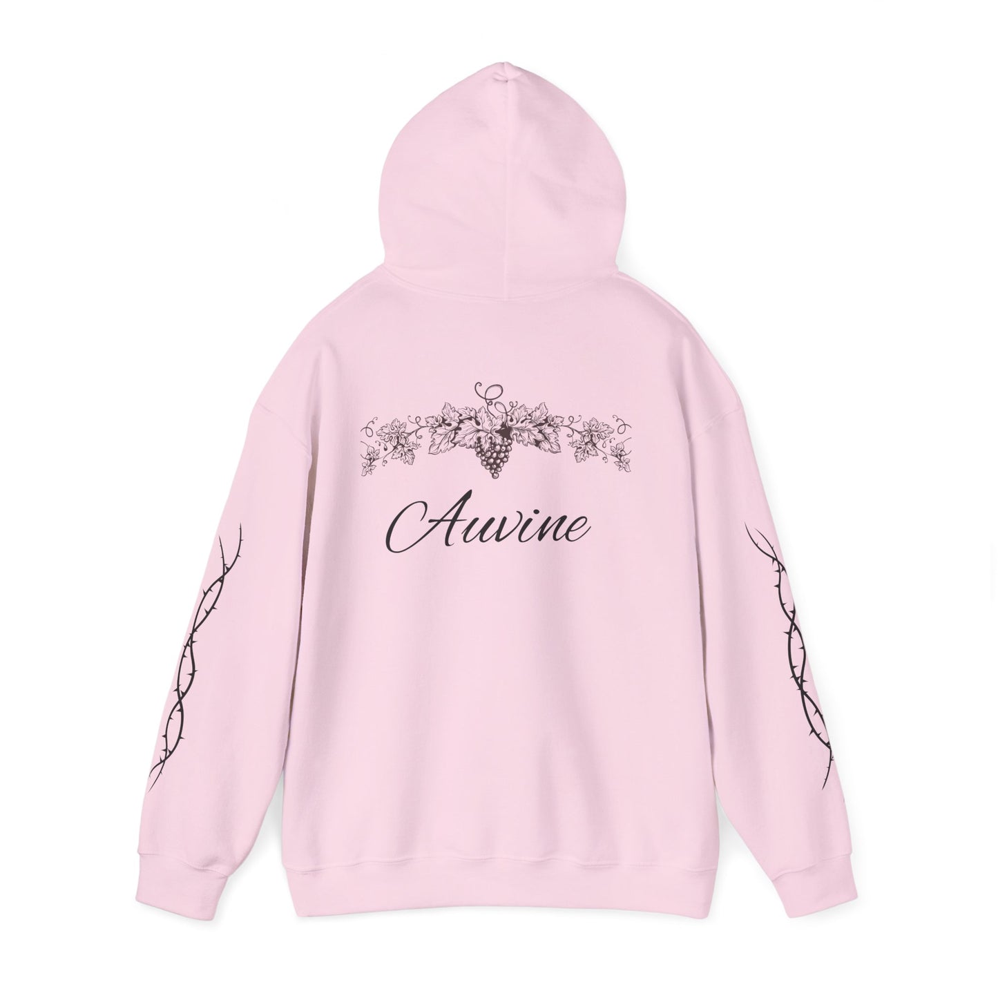 Botanical Script Hoodie | Cozy Unisex Sweatshirt, Gift for Nature Lovers, Casual Wear, Fall Fashion, Everyday Comfort