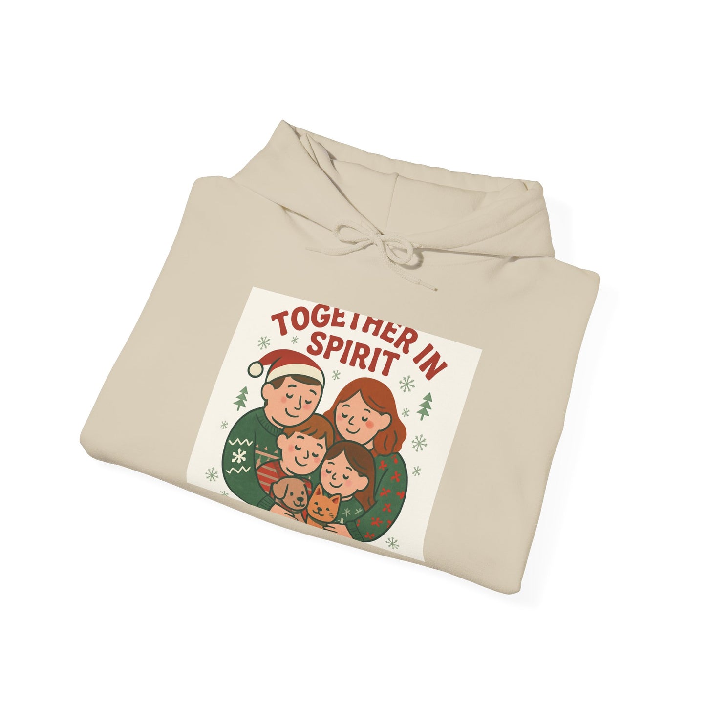Together in Spirit Hoodie — Cozy Family Holiday Christmas Sweatshirt