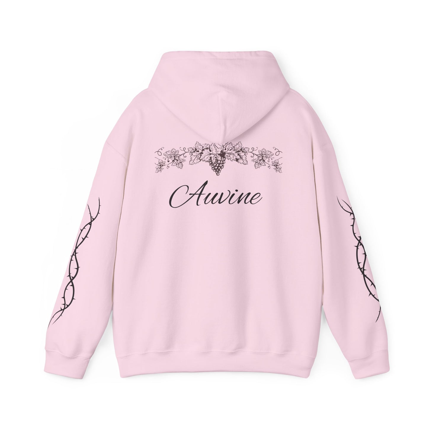 Botanical Script Hoodie | Cozy Unisex Sweatshirt, Gift for Nature Lovers, Casual Wear, Fall Fashion, Everyday Comfort