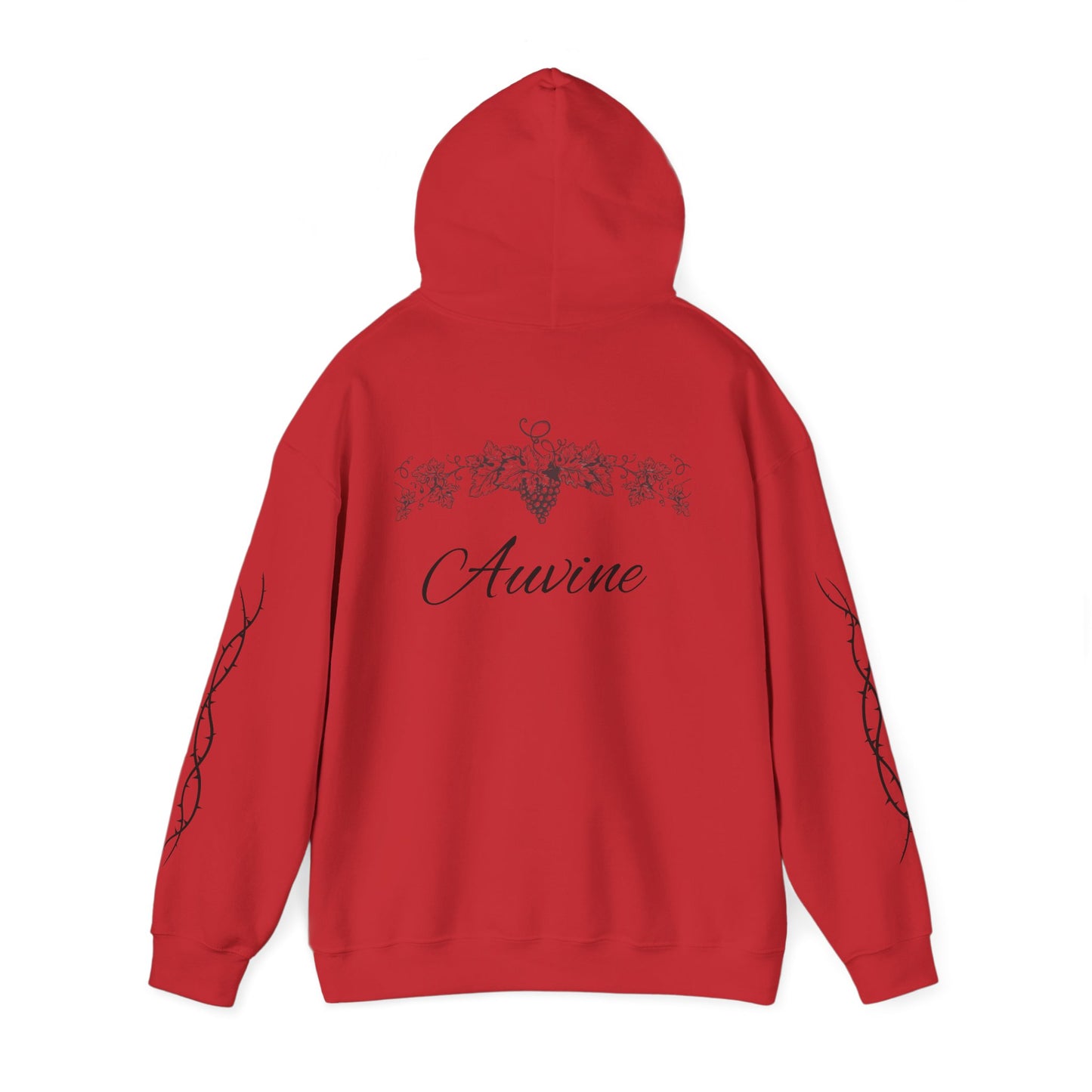 Botanical Script Hoodie | Cozy Unisex Sweatshirt, Gift for Nature Lovers, Casual Wear, Fall Fashion, Everyday Comfort