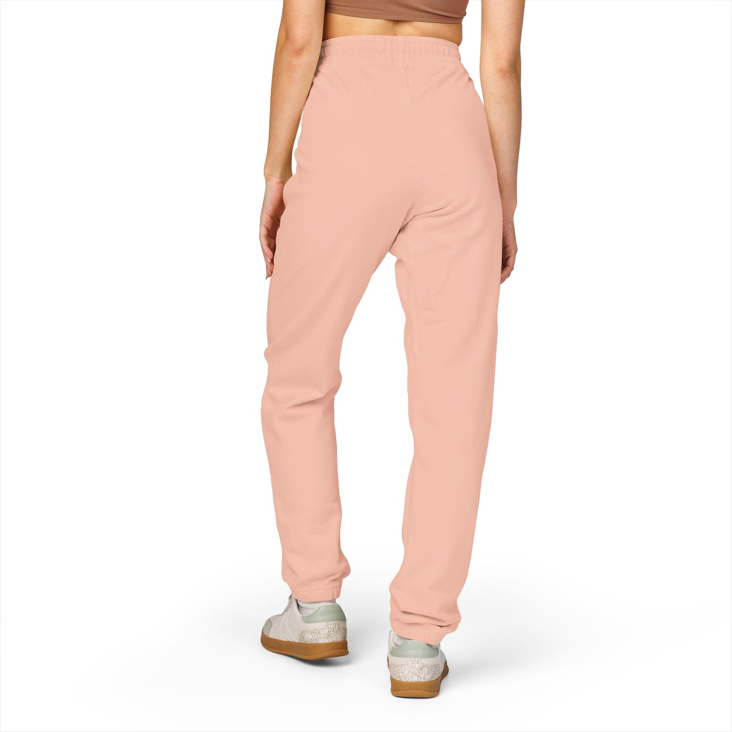 Vertical Logo Sweatpants — Garment-Dyed Fleece Joggers