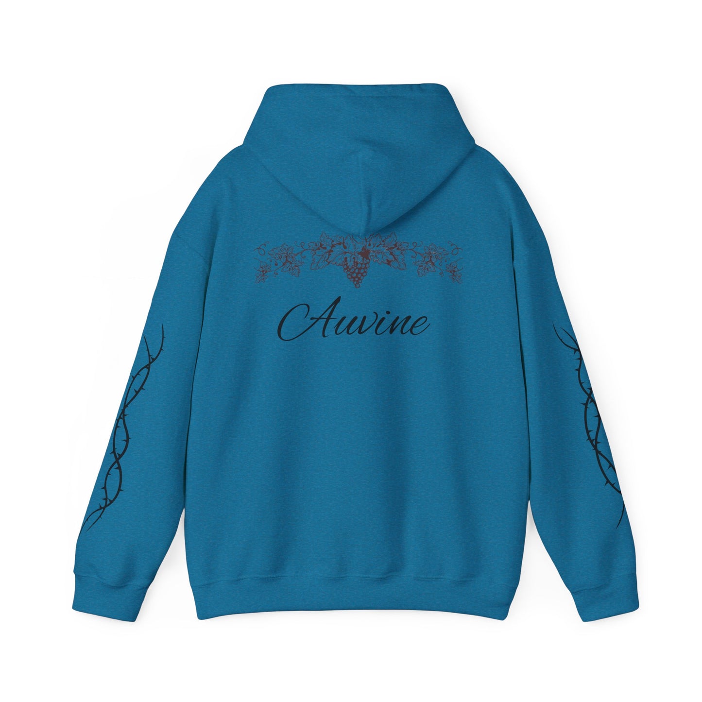 Botanical Script Hoodie | Cozy Unisex Sweatshirt, Gift for Nature Lovers, Casual Wear, Fall Fashion, Everyday Comfort