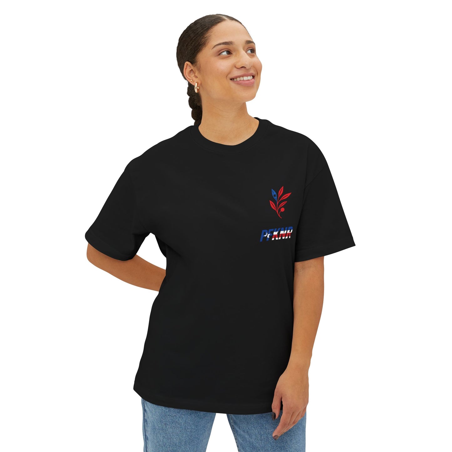 Unisex Oversized Boxy Tee, representing El Yunques home Puerto Rico - Casual Chic for Everyday, Stylish Gift for Friends, Graphic Tee for Relaxed Vibes, Streetwear Essential, [...]