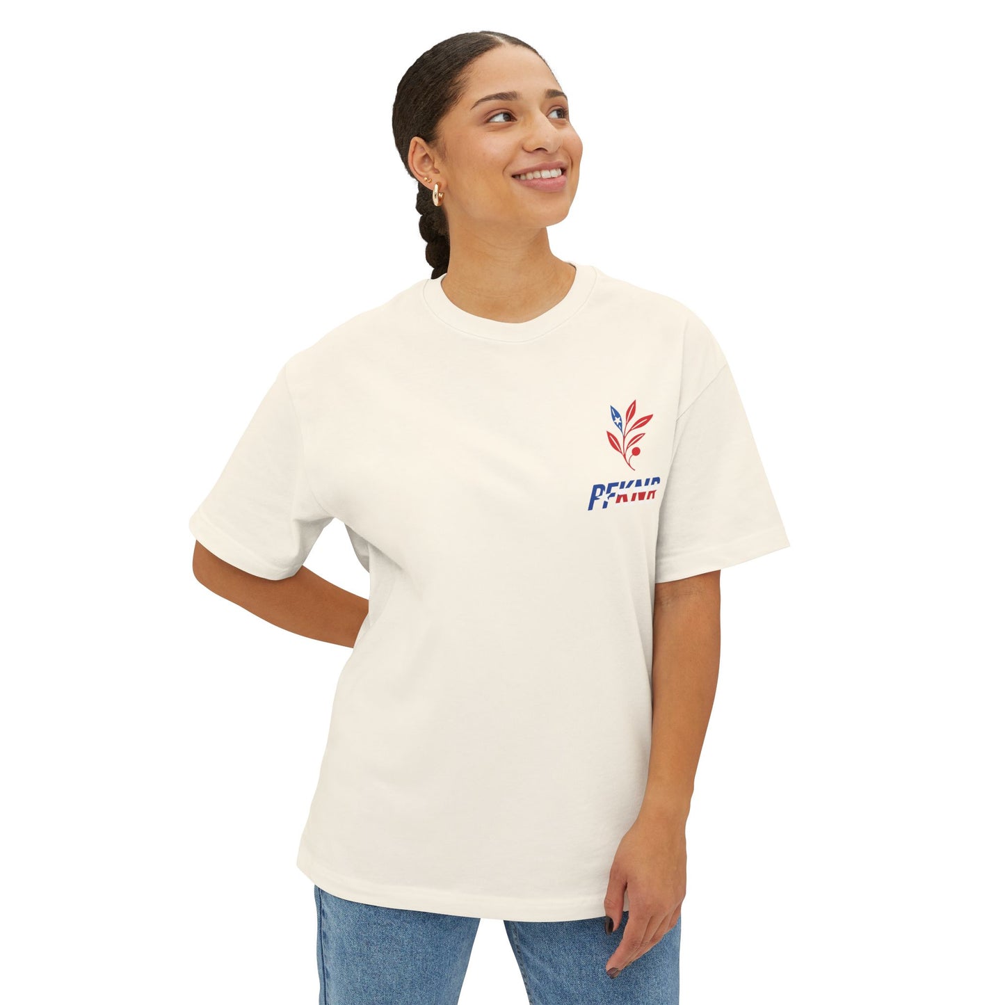 Unisex Oversized Boxy Tee, representing El Yunques home Puerto Rico - Casual Chic for Everyday, Stylish Gift for Friends, Graphic Tee for Relaxed Vibes, Streetwear Essential, [...]