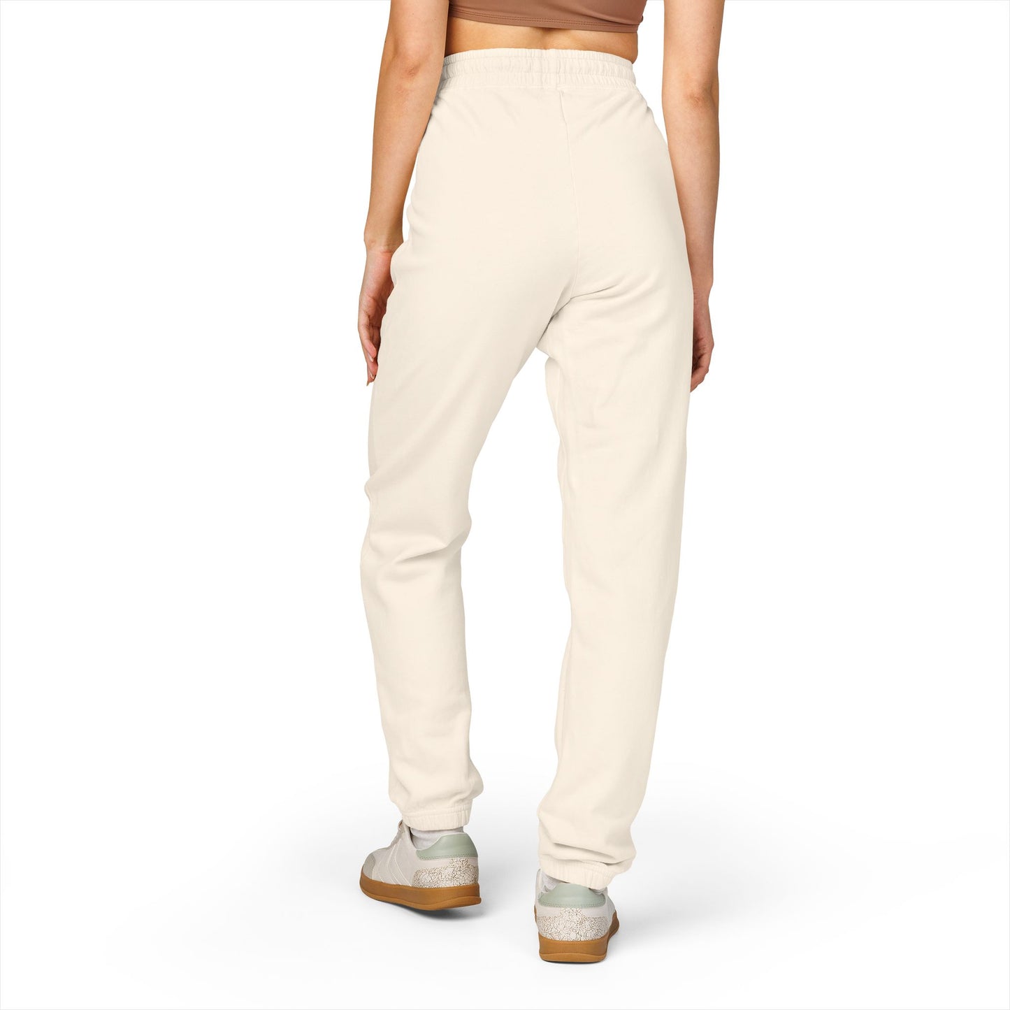 Vertical Logo Sweatpants — Garment-Dyed Fleece Joggers