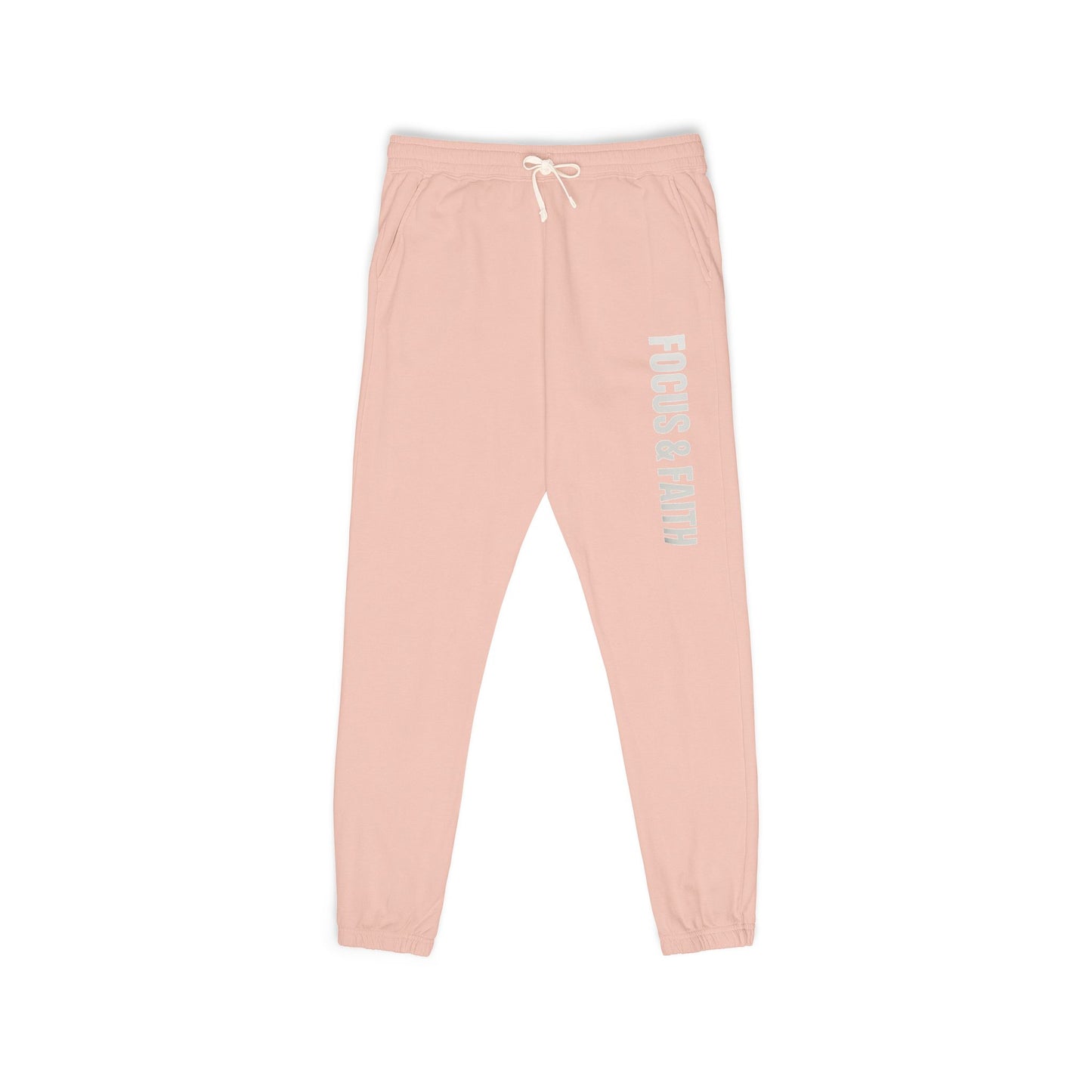 Vertical Logo Sweatpants — Garment-Dyed Fleece Joggers