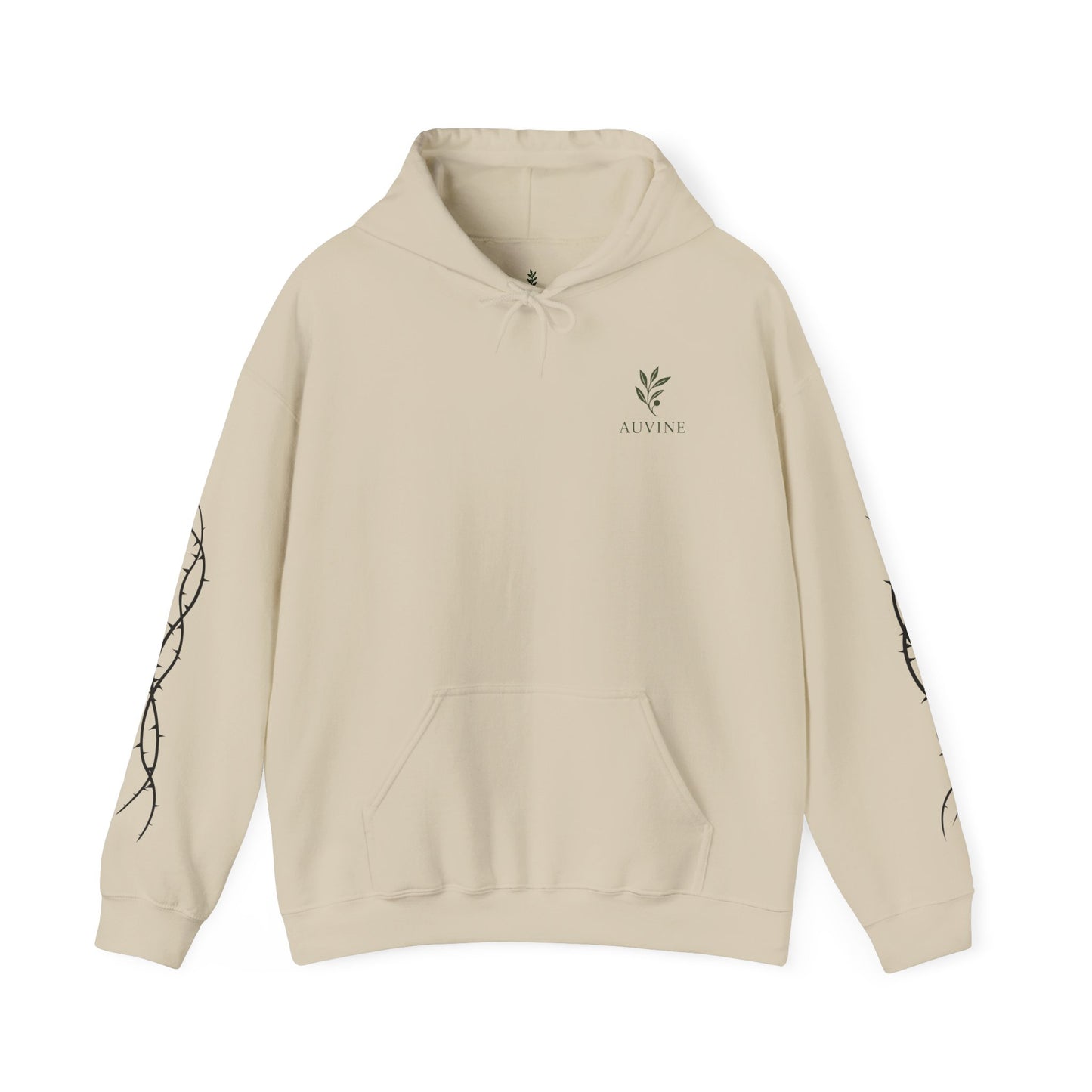 Botanical Script Hoodie | Cozy Unisex Sweatshirt, Gift for Nature Lovers, Casual Wear, Fall Fashion, Everyday Comfort