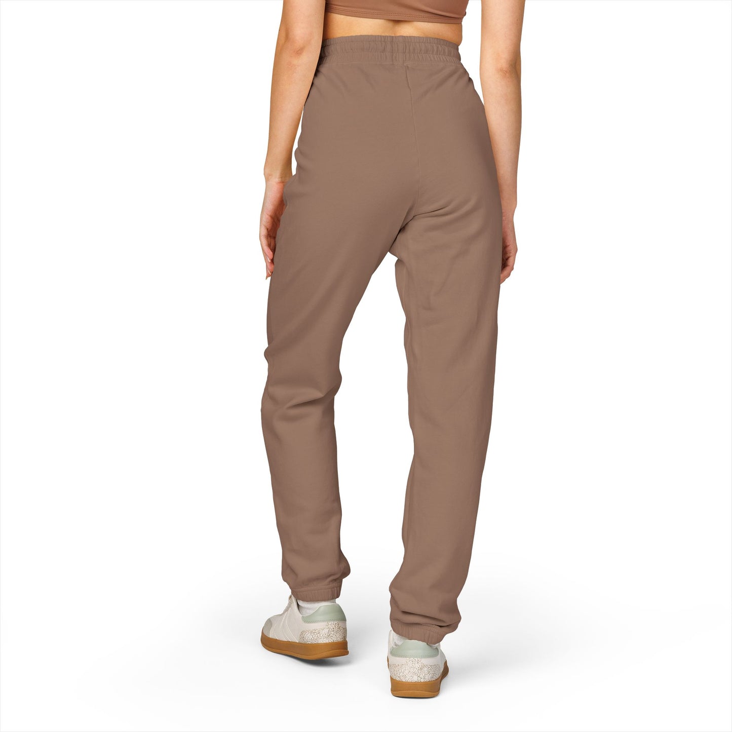 Vertical Logo Sweatpants — Garment-Dyed Fleece Joggers